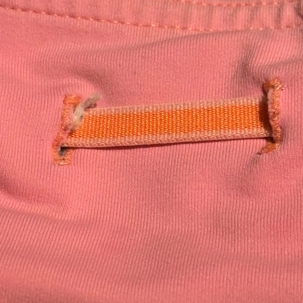 Lululemon Run: Inspire Crop II, Size 6 black and‎ peach - Picture 8 of 8